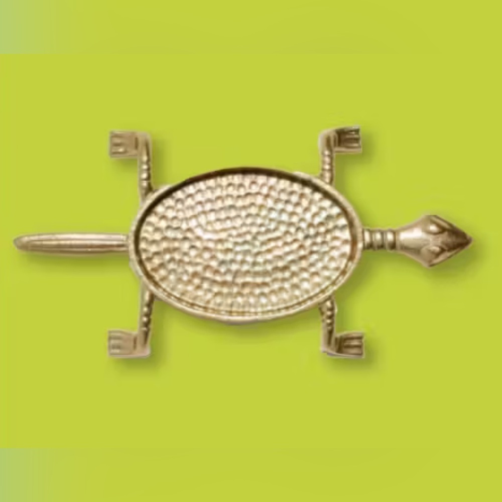 New Opalhouse design By Jugalow Metal Turtle Decorative Tray